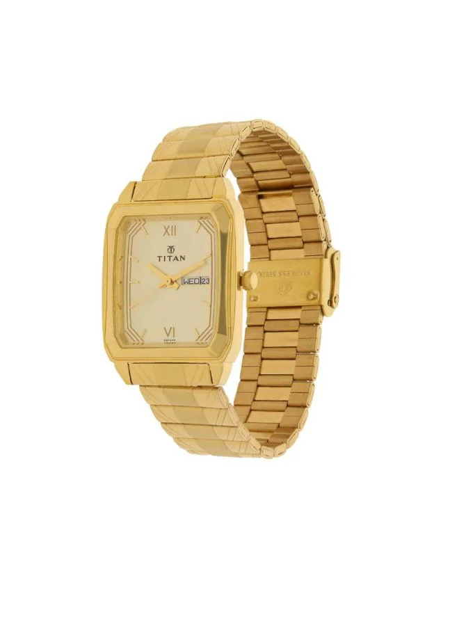 تيتان Men's Metal Analog Watch 1581YM05 - 30 mm
