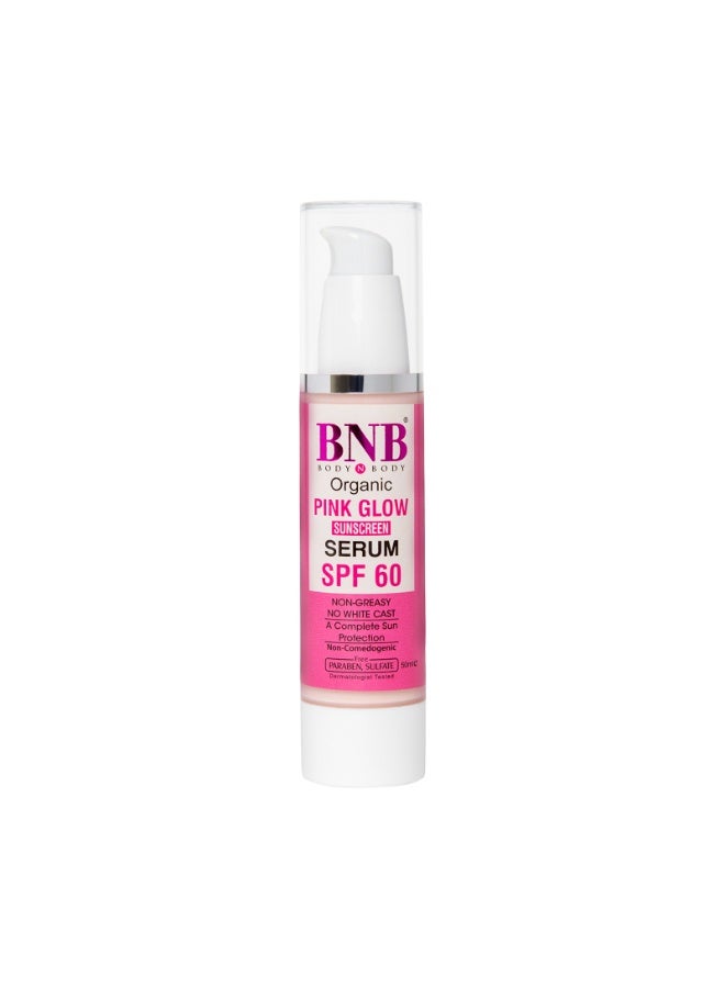 BNB Pink Skincare Glow Kit – 3 Step Brightening & Hydration Set with Tone Up Face Wash, Saffron Face Mask & Pink Glow SPF Sunscreen Serum – Niacinamide, Alpha Arbutin & Vitamin C – For All Skin Types - Image 4