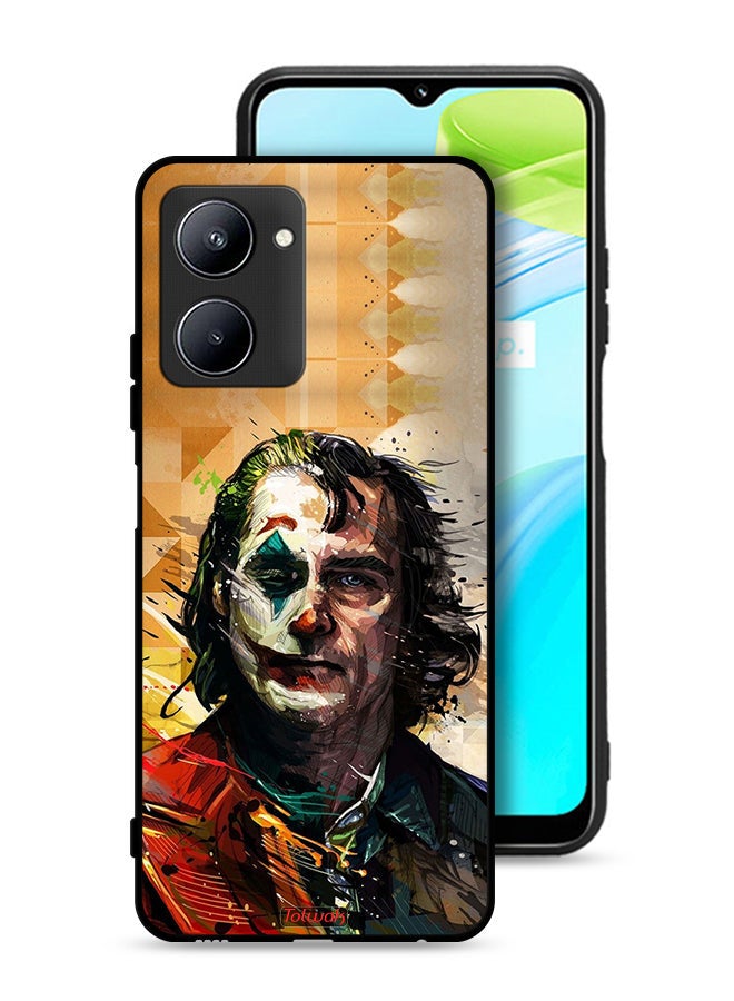 Tolwak Realme C33 Protective Case Cover Joker Paint Art - Image 1