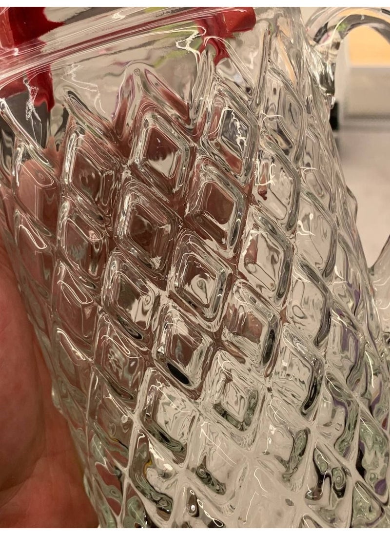 Glass jar for water and juices