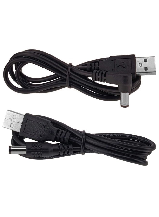 Yeebline USB to DC 5.5x2.1mm Power Cord, 2-Pack 3FT USB 2.0 A Type Male to DC 5.5 x 2.1mm DC 5V Power Plug Charger Connector Charging Adapter Cable - Image 5