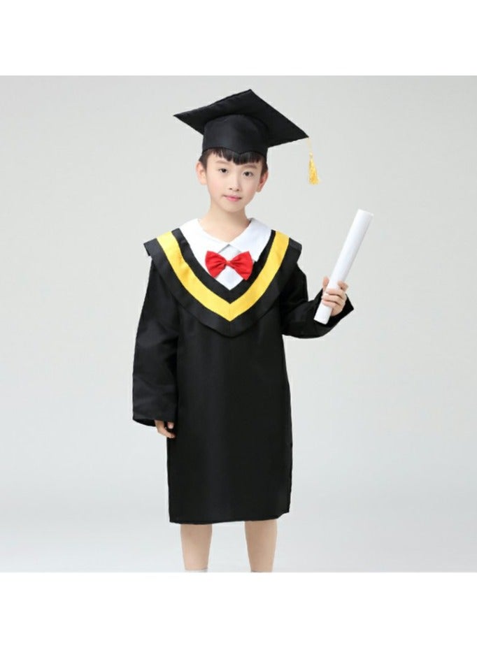 Kids Graduation Role Pretend Play Costume With Cap - Image 1