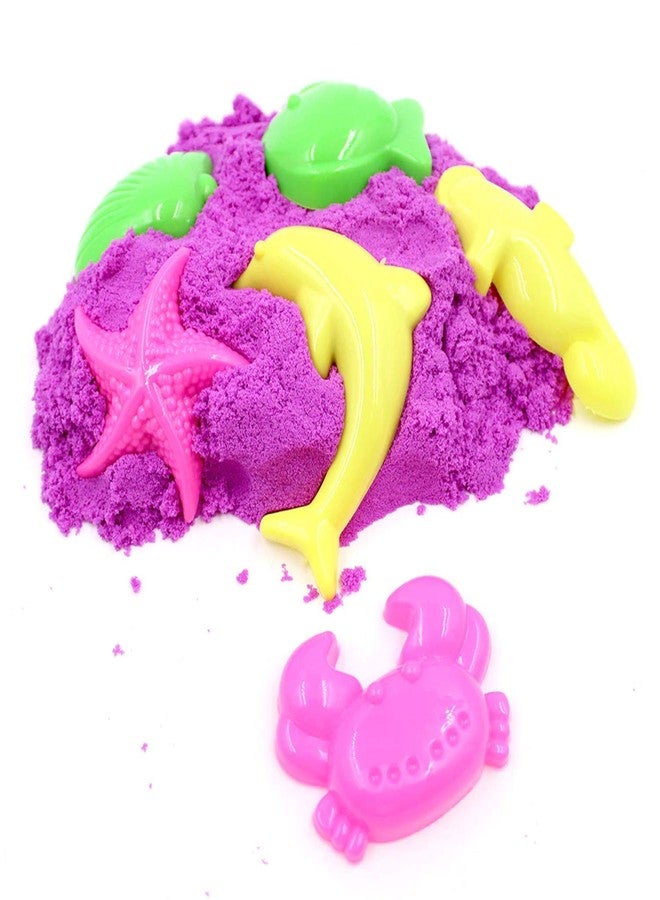 PRETOX Creative Magic Moving Sand | Kinetic Sand | Artificial Sand | Kids Toys | Amazing Active Magic Gluten Free Clay Sand Set Beach Amazing | Kids Play Space Active Clay Dough [1 Kg-Multi Color] - Image 3