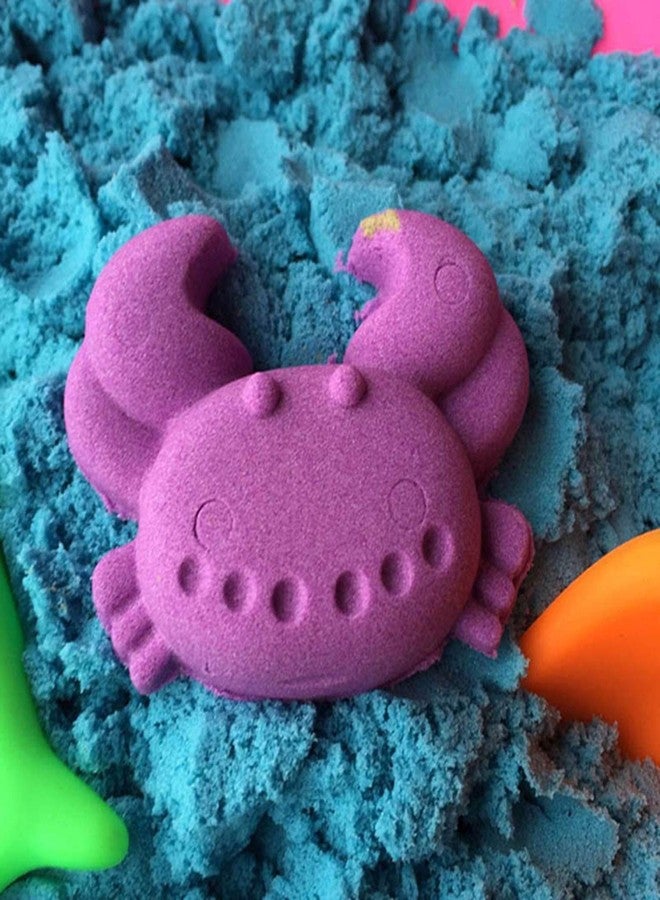 PRETOX Creative Magic Moving Sand | Kinetic Sand | Artificial Sand | Kids Toys | Amazing Active Magic Gluten Free Clay Sand Set Beach Amazing | Kids Play Space Active Clay Dough [1 Kg-Multi Color] - Image 4