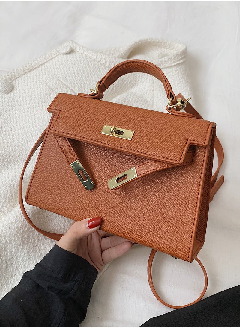 VIDSID VIDSID Women's PU Leather Satchel Handbag Crossbody Handbag Shoulder Bag Fashion Bag for Women（Brow)  - Image 2