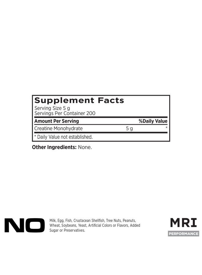 PROLAB MRI Performance Creatine Monohydrate Powder 5g,100% Pure Micronized Creatine Supplement, Muscle Growth & Recovery, Build Muscle, Increase Strength, Performance, Endurance, 1000g, Unflavored - Image 2
