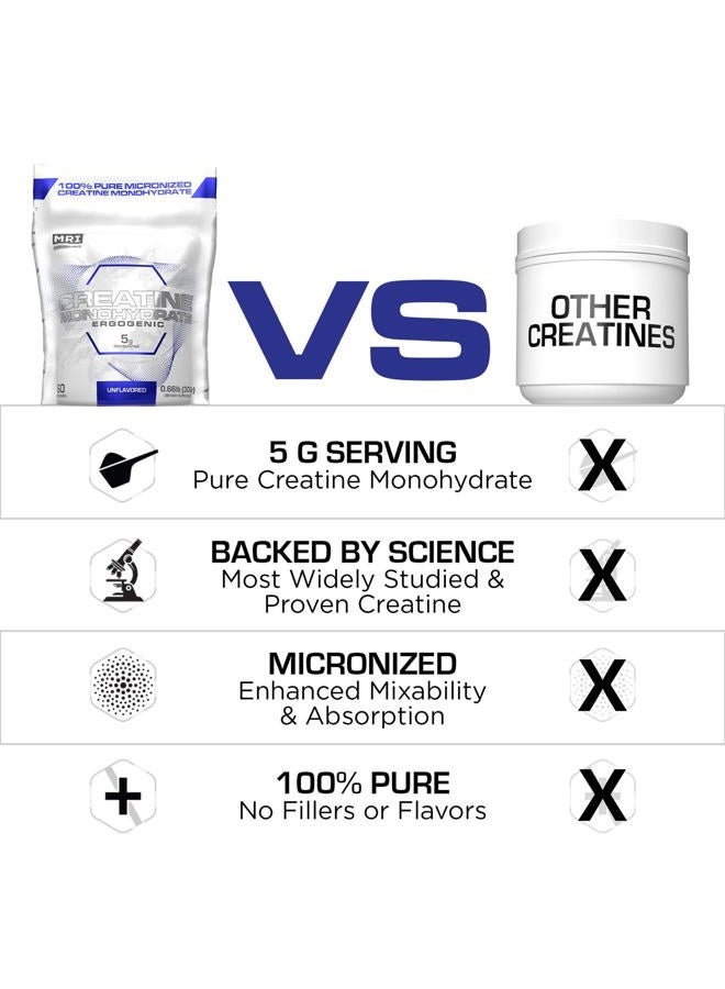 PROLAB MRI Performance Creatine Monohydrate Powder 5g,100% Pure Micronized Creatine Supplement, Muscle Growth & Recovery, Build Muscle, Increase Strength, Performance, Endurance, 1000g, Unflavored - Image 4