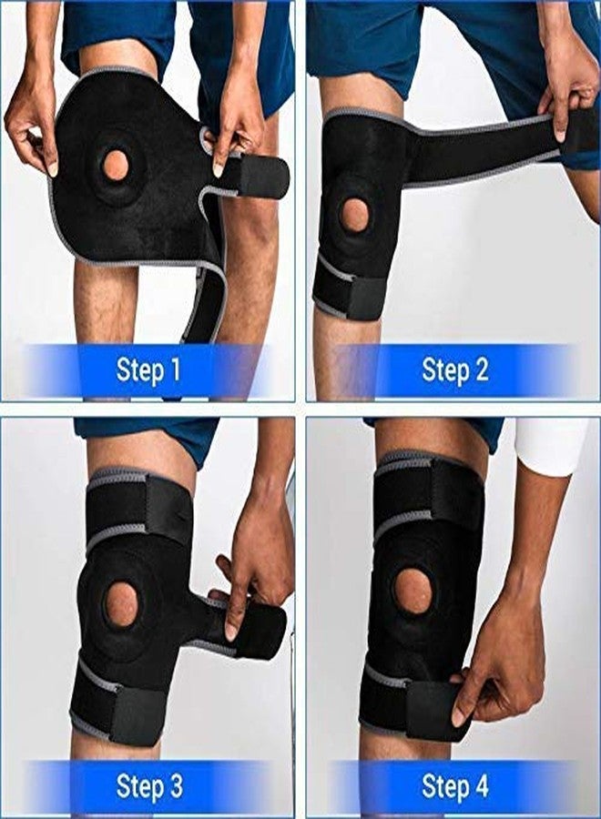 GymWar Knee Support, Open-Patella Stabiliser & Fully-Adjustable Neoprene Brace – Arthritic Pain Relief, Sports Injury Rehabilitation & Protection Against Reinjury By GymWar - Image 5