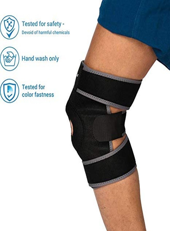 GymWar Knee Support, Open-Patella Stabiliser & Fully-Adjustable Neoprene Brace – Arthritic Pain Relief, Sports Injury Rehabilitation & Protection Against Reinjury By GymWar - Image 4