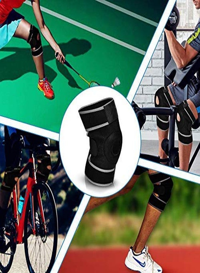 GymWar Knee Support, Open-Patella Stabiliser & Fully-Adjustable Neoprene Brace – Arthritic Pain Relief, Sports Injury Rehabilitation & Protection Against Reinjury By GymWar - Image 3