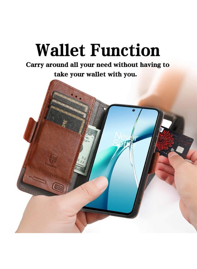 general Case Compatible with Honor X9d 5G, Ultra Slim Wallet Case PU Leather, Anti-shock and Anti-scratch, Card Slots Stand Function - Image 4