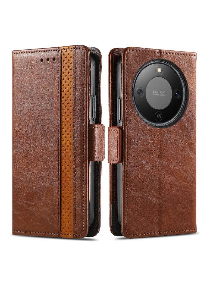 general Case Compatible with Honor X9d 5G, Ultra Slim Wallet Case PU Leather, Anti-shock and Anti-scratch, Card Slots Stand Function - Image 1