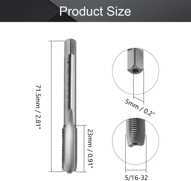 اتول مارت Utoolmart مخرطة آلة 5/16-32UNEF فولاذ عالي السرعة قاطع خيوط مخرطة برغي نظام الولايات المتح��ة 1 قطعة - Image 2