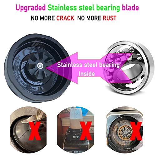 ABTER [ New Model] Replacement blender Blade for Ninja Accessories, Only Compatible with Nutri Ninja Foodi Power Blender SS150,SS151,SS300, SS350,SS351, SS351TGT, CO351B, SS100, SS101, SS101C, CO101B - Image 3