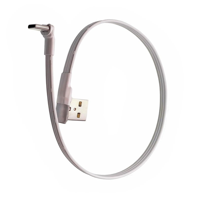 كابل USB2.0 إلى USB C متين مع موصلات زاوية لسهولة التركيب في المساحات الصغيرة - كابل USB C مسطح - Image 5