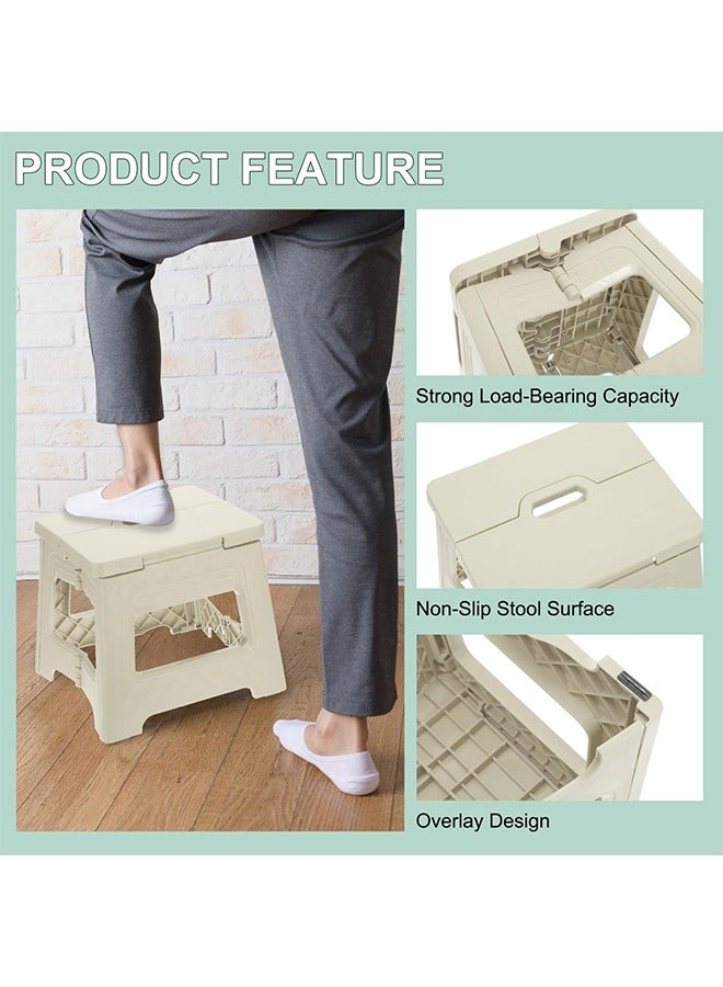 تودي جي هو محمول البراز للطي ، والأطفال والكبار البراز للطي ، مطبخ ، غرفة نوم ، حمام ، غرفة المعيشة ، في الأماكن المغلقة في الهواء الطلق صغيرة محمولة خفيفة الوزن من البلاستيك البراز للطي - Image 5