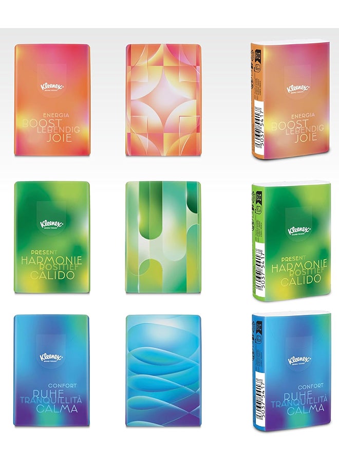 Kleenex Emotions Pocket Pack Tissues, 15 Pack x 7 sheets (3ply) - Image 3