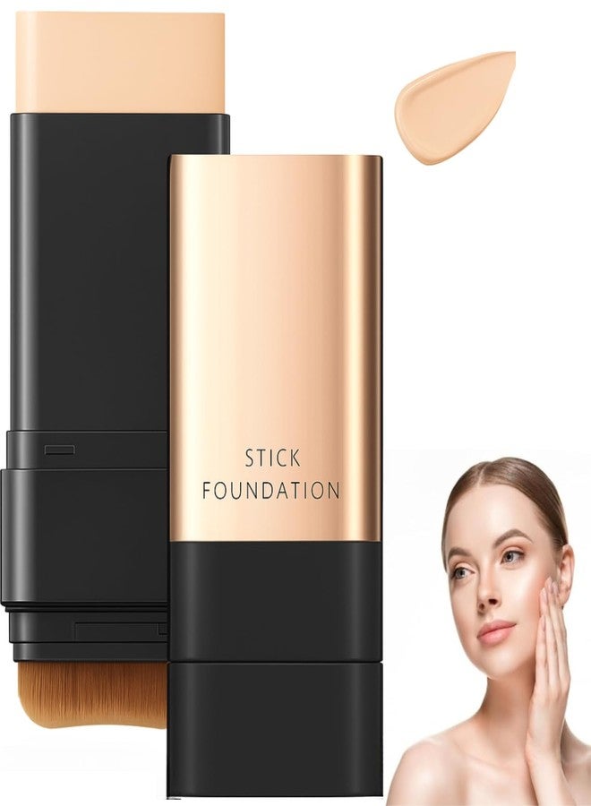 ZEVESTY 2 in 1 Korean Anti-Wrinkle Foudation Stick |Double Head Long-Lasting Face Make Up, Flawless Eraser Foundation Stick | Multi-Use Waterproof Traceless Long-Lasting Repair 1pcs - Image 1