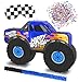 Jergrim Monster Truck Piata Small 4 Piece Set perfect for Kids Birthday Parties Race Car Party Supplies fits piata candy and party favors 16X10 Durable Blue Monster Truck - Image 2