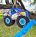 Jergrim Monster Truck Piata Small 4 Piece Set perfect for Kids Birthday Parties Race Car Party Supplies fits piata candy and party favors 16X10 Durable Blue Monster Truck - Image 4