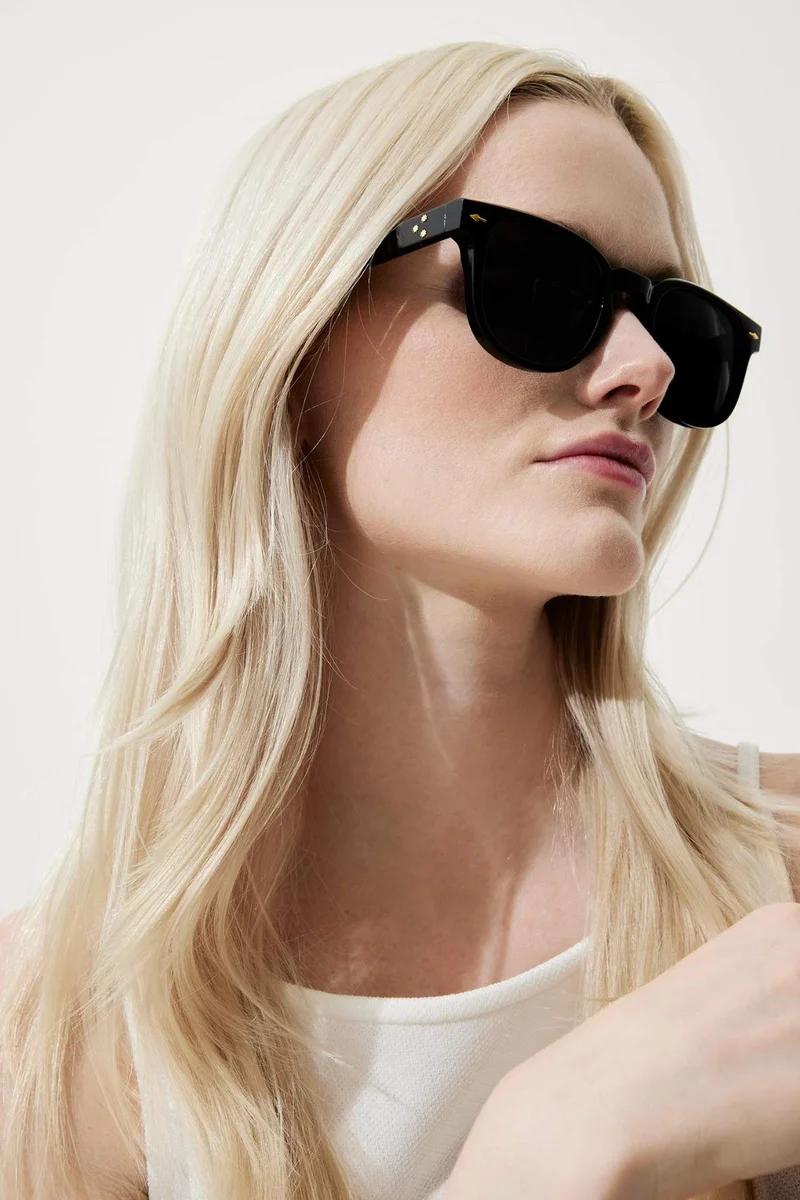 ديفاكتو Woman Round Sunglasses