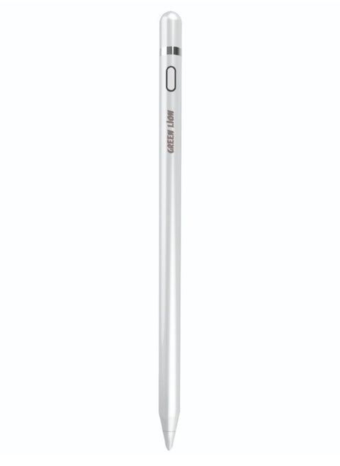 Universal Pencil 2 Smooth Moving 8 Hours Working Time Durable Tip Replaceable Tip Compatible with Android, Compatible With iOS and Windows / 3 Month Standby Time - White
