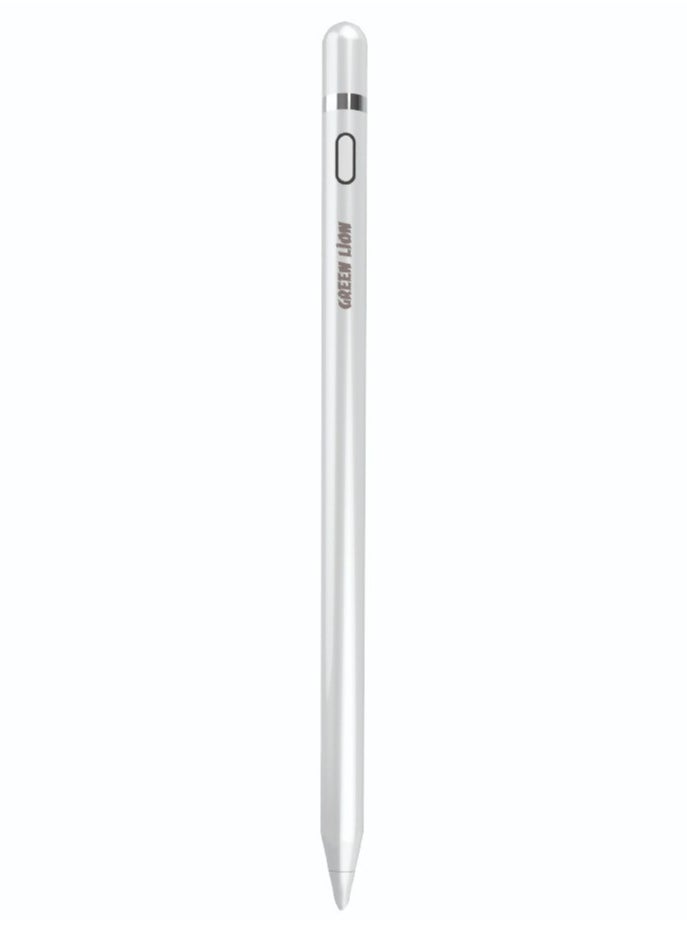 GREEN LION - Universal Pencil 2 Smooth Moving 8 Hours Working Time Durable Tip Replaceable Tip Compatible with Android, Compatible With iOS and Windows / 3 Month Standby Time - White - Image 1