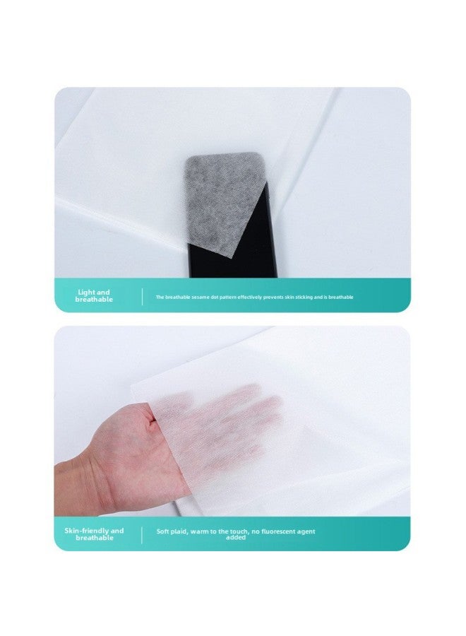Loquat Disposable Bed Sheet Beauty Salon Single Bed Breathable Massage Pad Thickened Cotton Non-woven Fabric Beauty Institute-Color:White-Specifications:No Waterproof No Oil 80*180CM (single Folding) - Image 4
