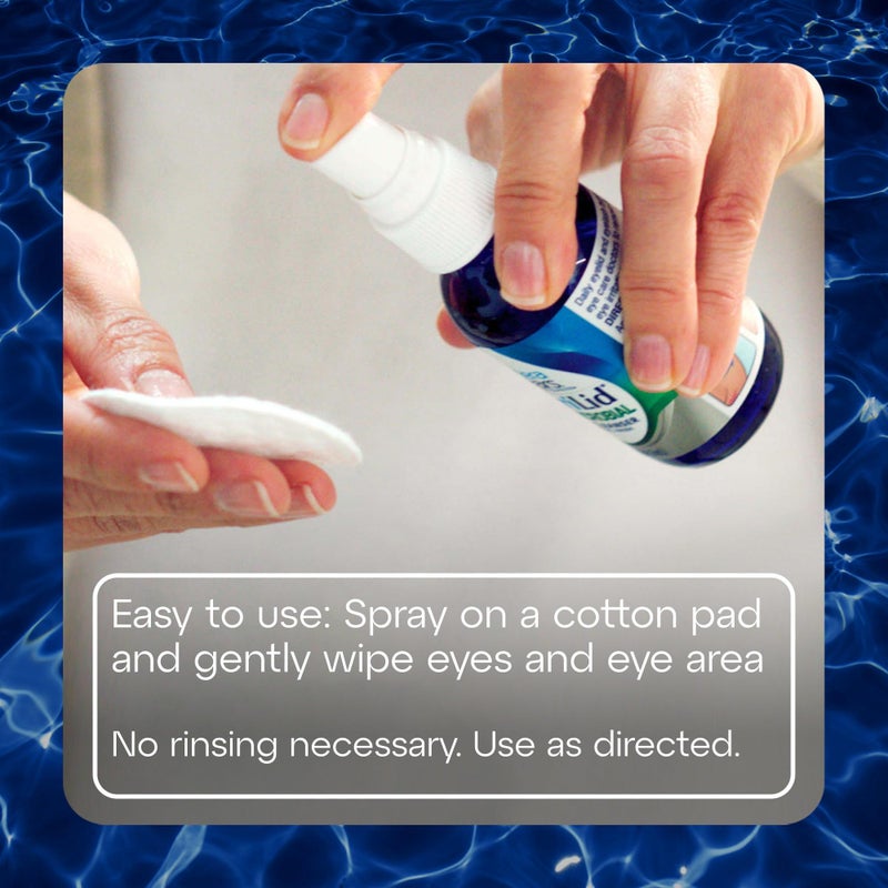 TheraTears منظف الجفون وغسول الوجه SteriLid من TheraTears، للعيون المتهيجة، بخاخ 2 أونصة سائلة - Image 4