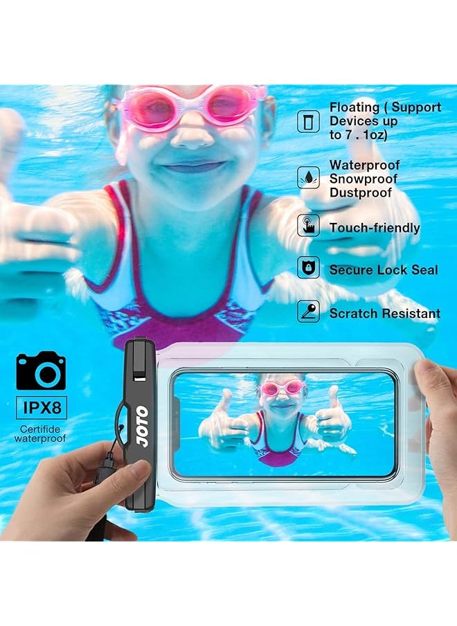 2 Pack Floating Waterproof Phone Pouch Up To 7 Inch Ipx8 Floatable Underwater Phone Case Cellphone Dry Bag For Iphone 16 15 14 13 12 11 Pro Max Xs Max Xr X 8 7 Plus Se Galaxy S24 S23 S22 Clear - pzsku/Z2CA13ED49CED6A2DD171Z/45/_/1740673053/56c68317-99d9-434b-b6e5-86c259496707