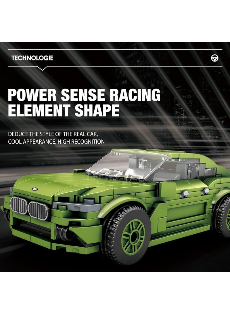 Reobrix Technik 679 Toy Car Building Kit, Clamping Blocks, Kit for Model Car, Racing Car, Super Sports Car for Children and Adults, 2024 Collecti, Compatible with Lego (452 Pieces) - Image 2