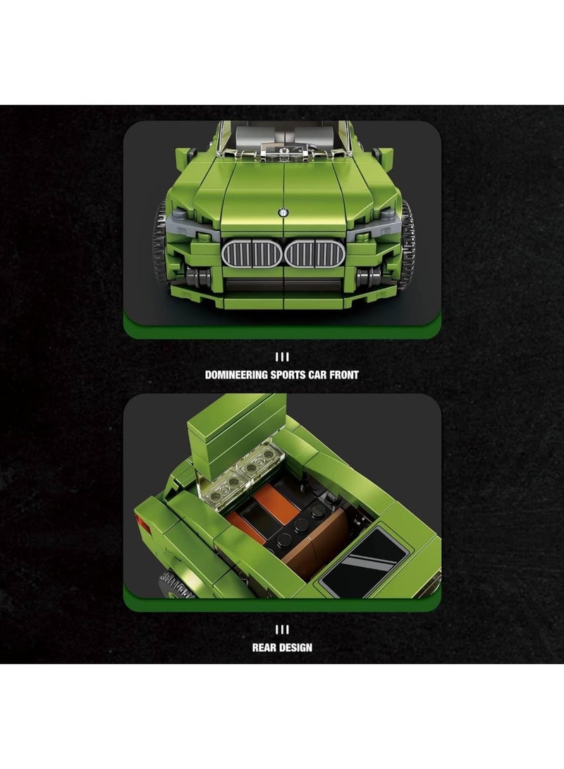 Reobrix Technik 679 Toy Car Building Kit, Clamping Blocks, Kit for Model Car, Racing Car, Super Sports Car for Children and Adults, 2024 Collecti, Compatible with Lego (452 Pieces) - Image 4