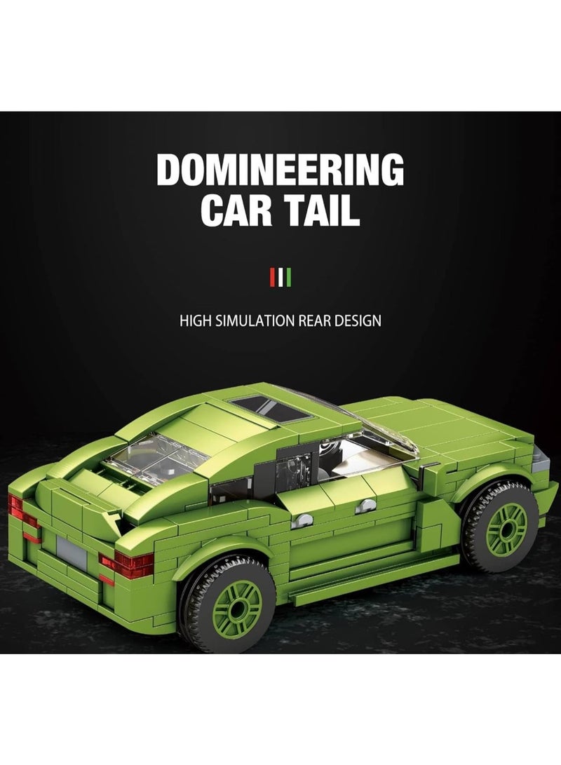 Reobrix Technik 679 Toy Car Building Kit, Clamping Blocks, Kit for Model Car, Racing Car, Super Sports Car for Children and Adults, 2024 Collecti, Compatible with Lego (452 Pieces) - Image 5