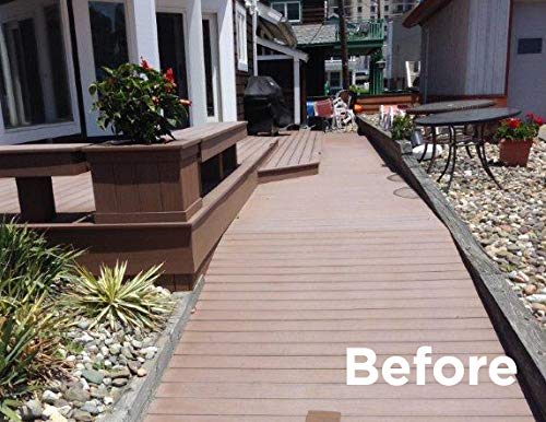 DeckMAX ديك ماكس E2 مجدد سطح PVC - مُستعيد لون PVC. يُنعش سطحك ويزيل البقع والخدوش. حزمة E2 تحتوي على ما تحتاجه لتنظيف واستعادة اللون الأصلي لسطح PVC. - Image 3