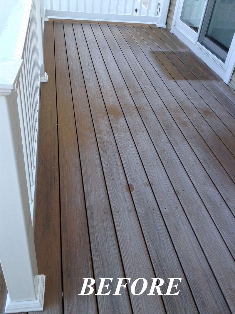 DeckMAX ديك ماكس E2 مجدد سطح PVC - مُستعيد لون PVC. يُنعش سطحك ويزيل البقع والخدوش. حزمة E2 تحتوي على ما تحتاجه لتنظيف واستعادة اللون الأصلي لسطح PVC. - Image 5