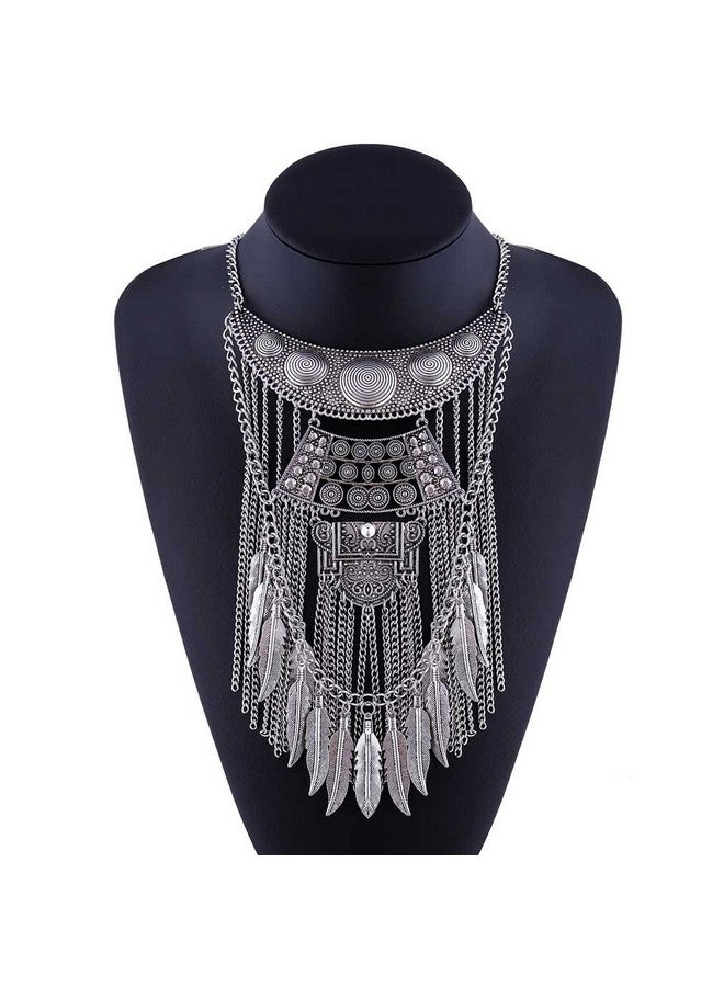 YAZILIND Collar Necklaces Pendants Exaggerated Vintage Maxi Choker Statement Collier Boho Women Jewelry - Image 2