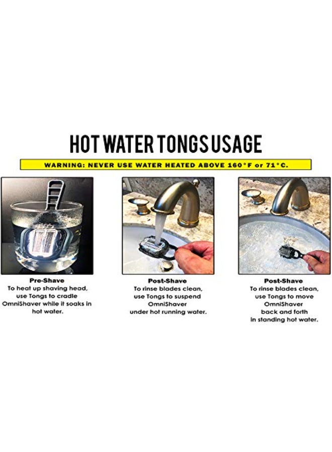 OmniShaver Hot Water Tongs Keep Your Fingers Away from Hot Water When Soaking and Washing Your OmniShaver - Image 3