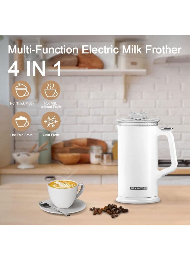 LBMT 4-in-1 Electric Milk Frother 500W, 350ml Automatic Hot & Cold Milk Foam Maker for Coffee,Latte, Cappuccino, Macchiato, Hot Chocolate, Silent Operation - Image 2