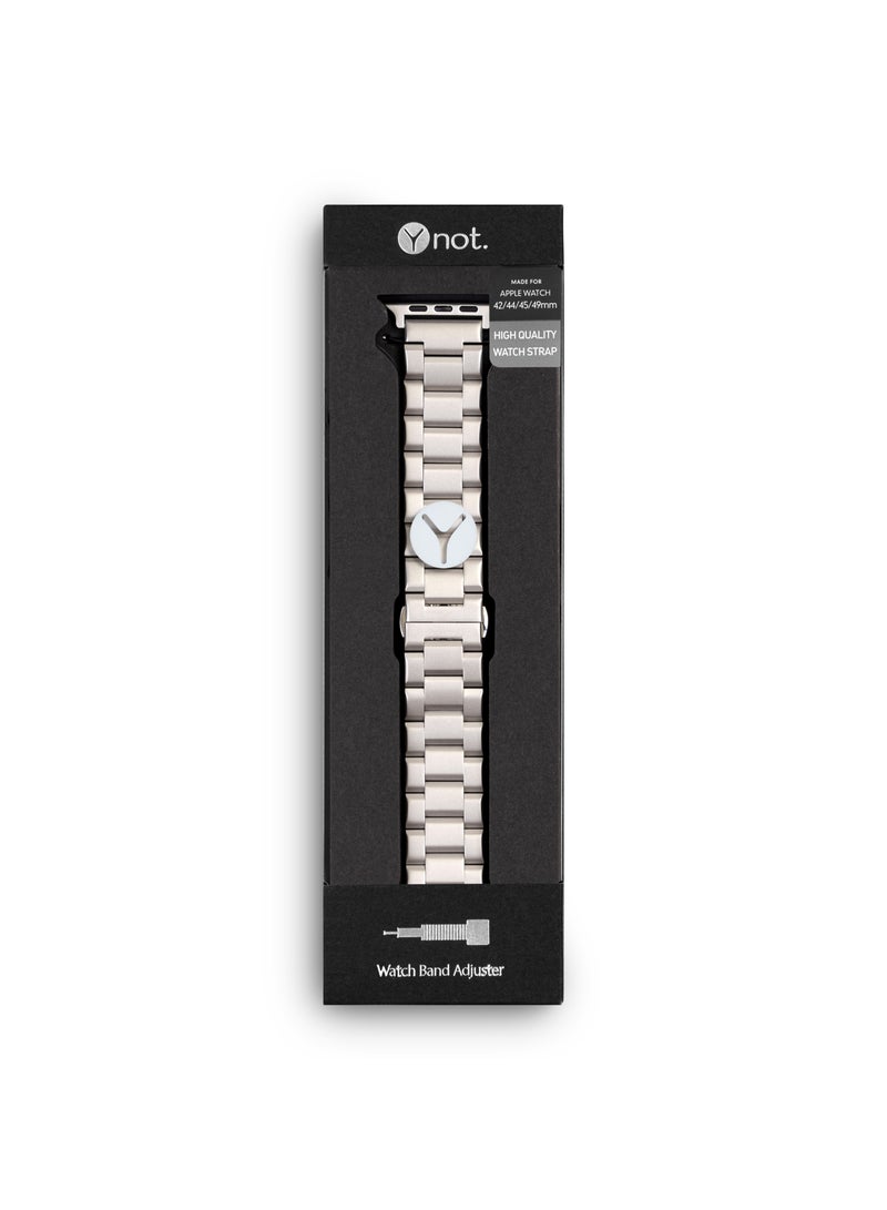 YNOT Stainless Steel Watch Band – Compatible with 44mm, 42mm, 45mm, and 49mm Sizes - Image 2