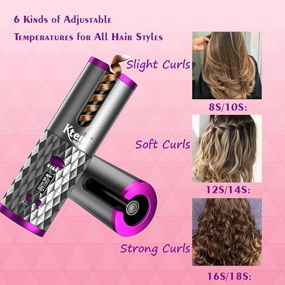 KTEIN CurlMaster Pro: Ultimate Hair Styling Kit for Effortless Waves & Curls - Image 5