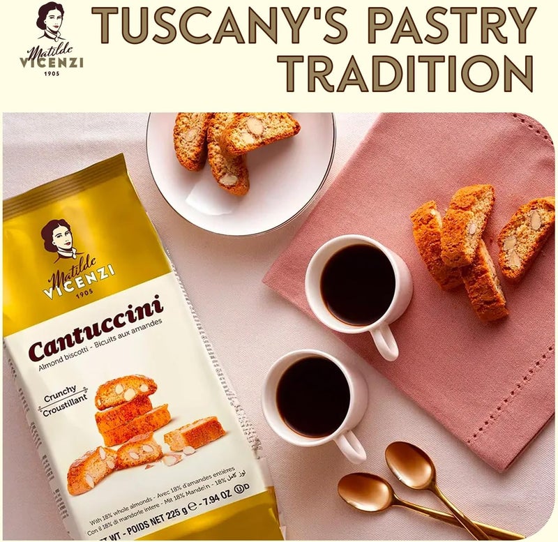 Matilde Vicenzi Cantuccini Almond Biscotti - 7.93 Ounce Bag - Image 4