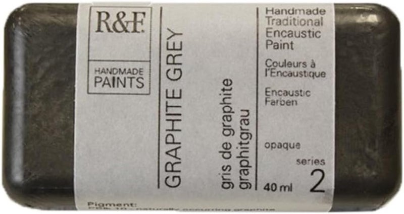 R&F Artist Encaustic Paint in Graphite Grey - 40ml - Image 1