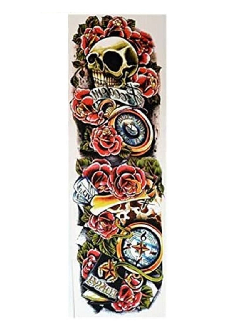 Generic Full Arm Waterproof Temporary Tattoo For Men & Women Long Time Lasting  - Image 1