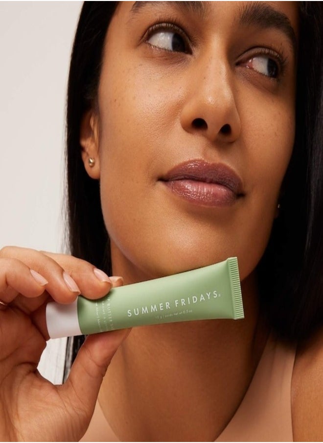 SUMMER FRIDAYS SUMMER FRIDAYS Lip Butter Balm - Hydrating & Shiny Lip Treatment, Sweet Mint 15g  - Image 4