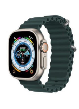 Ten Tech Silicone Band for Apple Watch Ultra/Ultra 2 49mm 45mm 44mm 42mm, Waterproof Soft Silicone Sports Band for iWatch Ultra SE 8/7/6/5/4/3/2/1, Dark green - pzsku/Z2CA1E8232C2A8C43588FZ/45/_/1716758194/60b1fbc7-37b5-4047-9429-b1ffbdd4c3d6