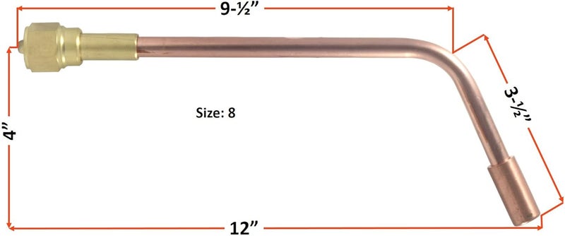 Sa - Heating Nozzle/Rosebud 8-MFN Replacement for 300 Series Victor Torch Handles. Oxy/Propane - Image 2