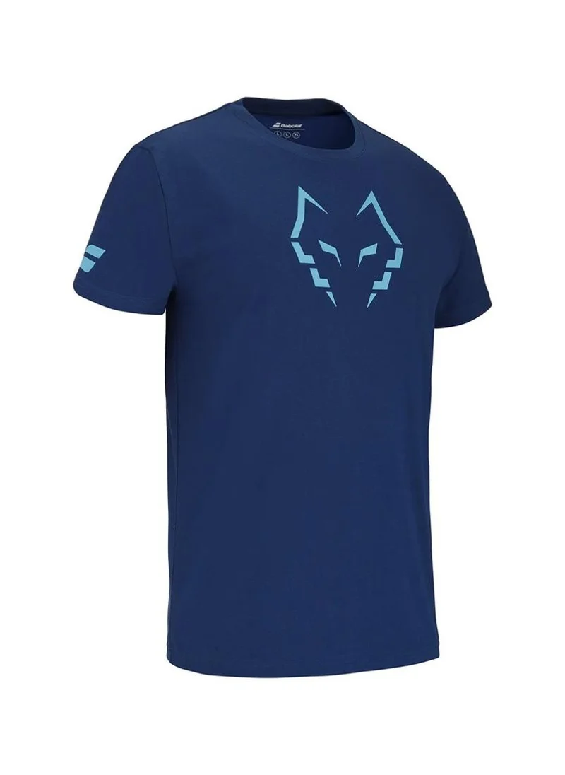 Babolat Babolat Padel Cotton Tee J. Lebron-6Ms25442-4000, Color - Blue, (French Brand)