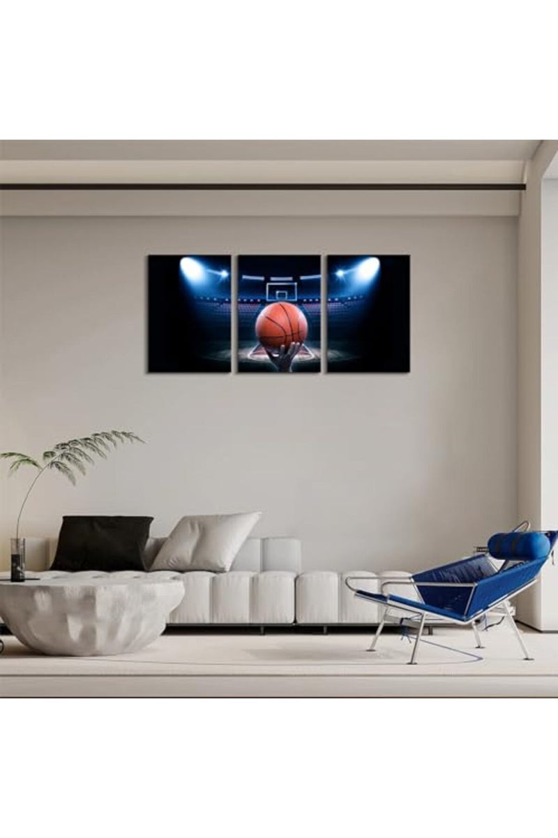 KAWAHONE Canvas Wall Art Print Basketball Poster - Image 4