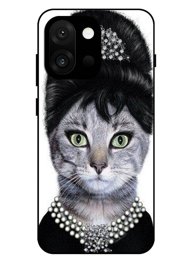 الصيد العين غطاء حماية مطبوع لهاتف OnePlus 13T - قطة أودري هيبورن - Image 1