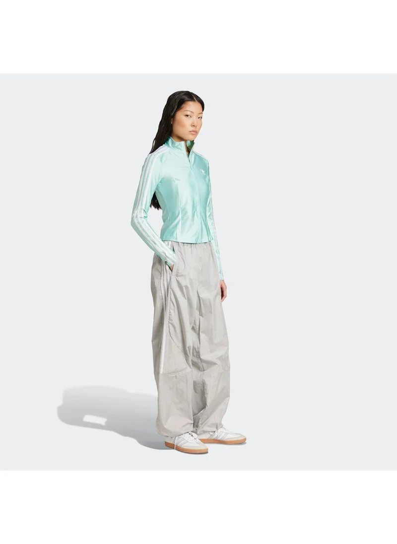 Adidas Originals Turquoise Adicolor 3-Stripes Slim Track Top for Women | Best Price UAE